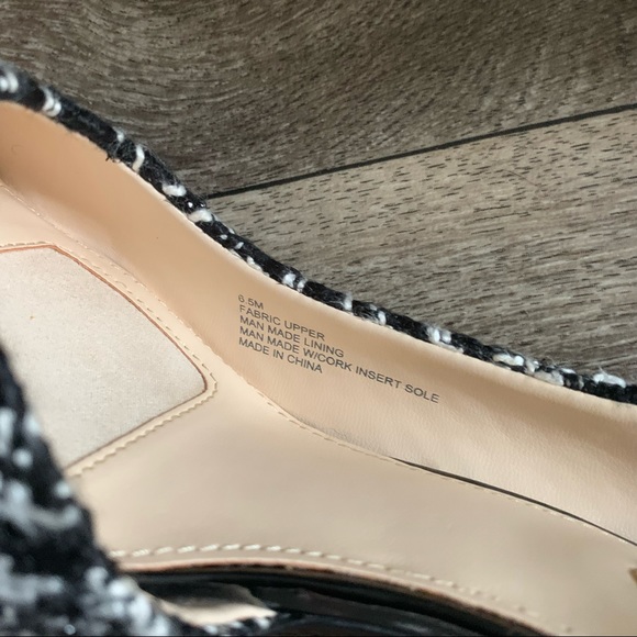 Alex Marie Tweed Plaid sequin block heels Size 6.5 - Picture 9 of 11